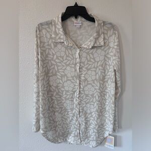 LulaRoe Valentina Button Down NWT